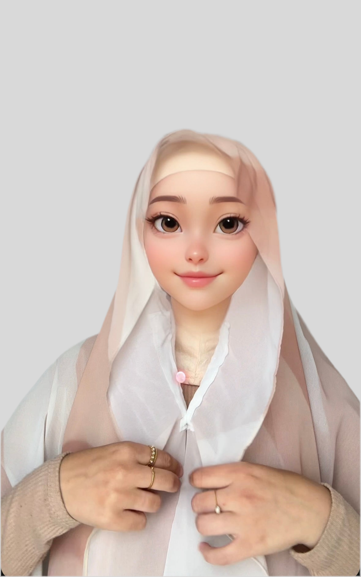 Hijab Express Mousseline Premium à motifs - An-Noor