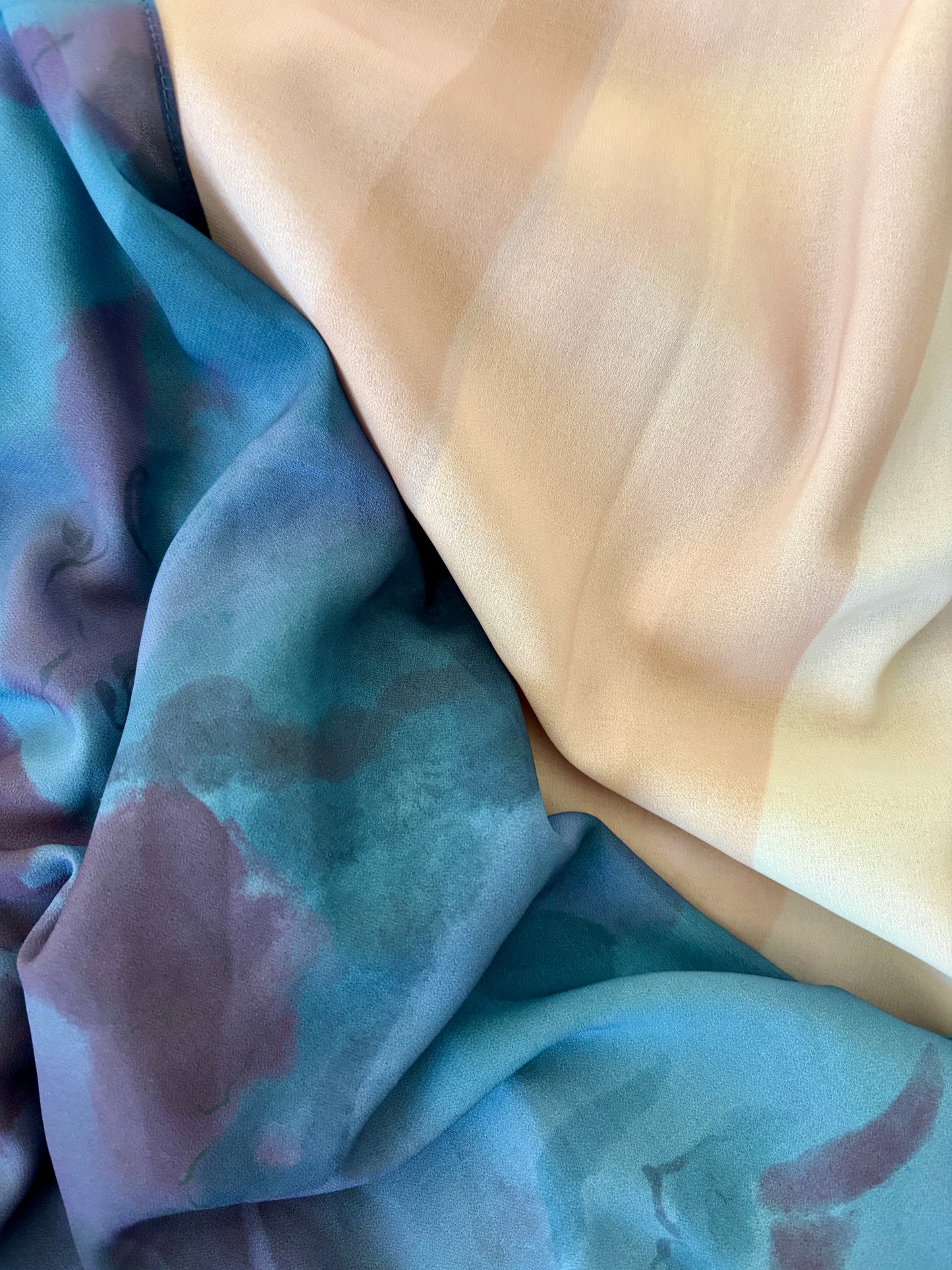 Hijab Express Mousseline Premium à motifs - Al-Bahr