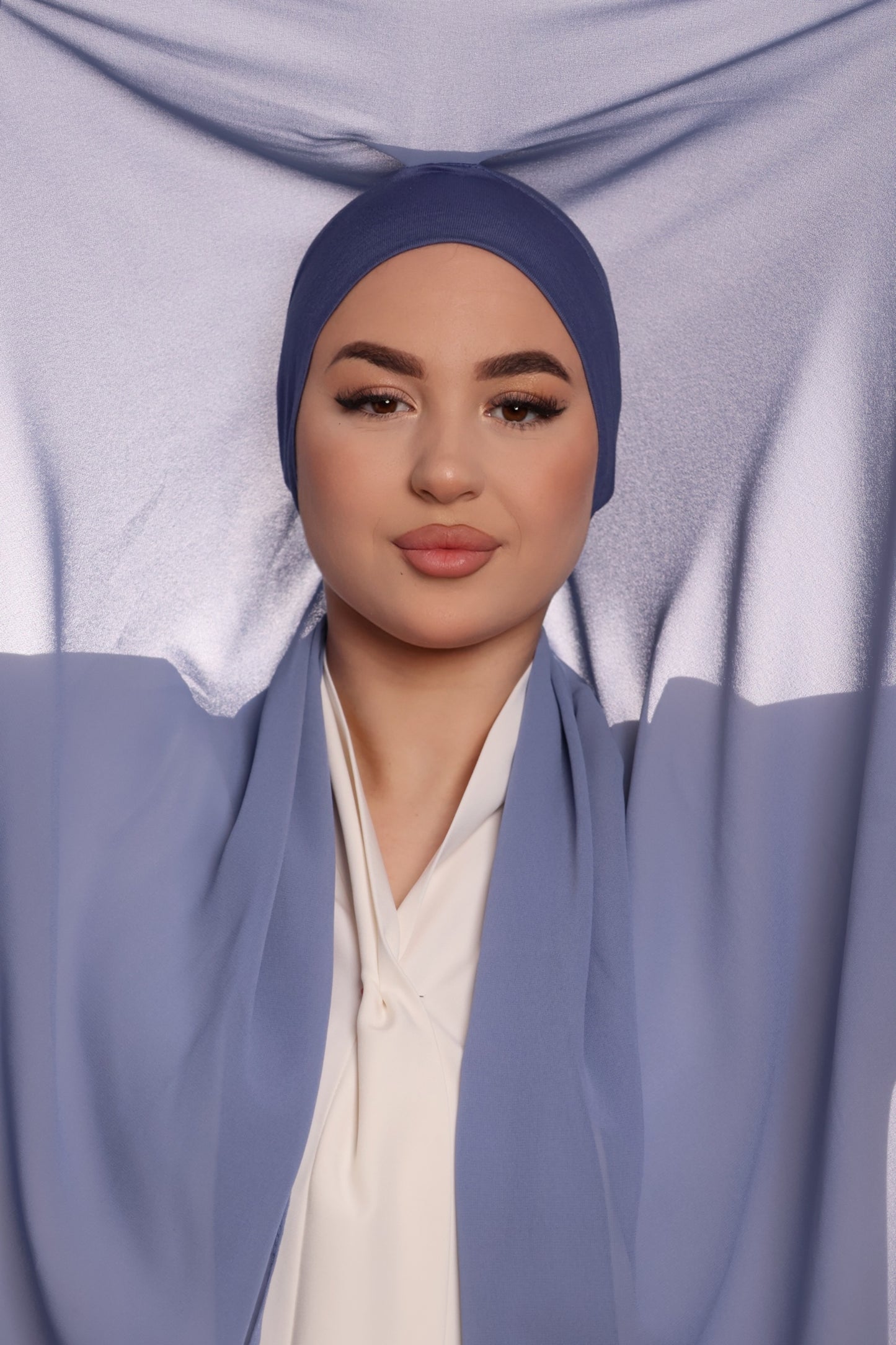 Hijab Express Mousseline ― Bleu
