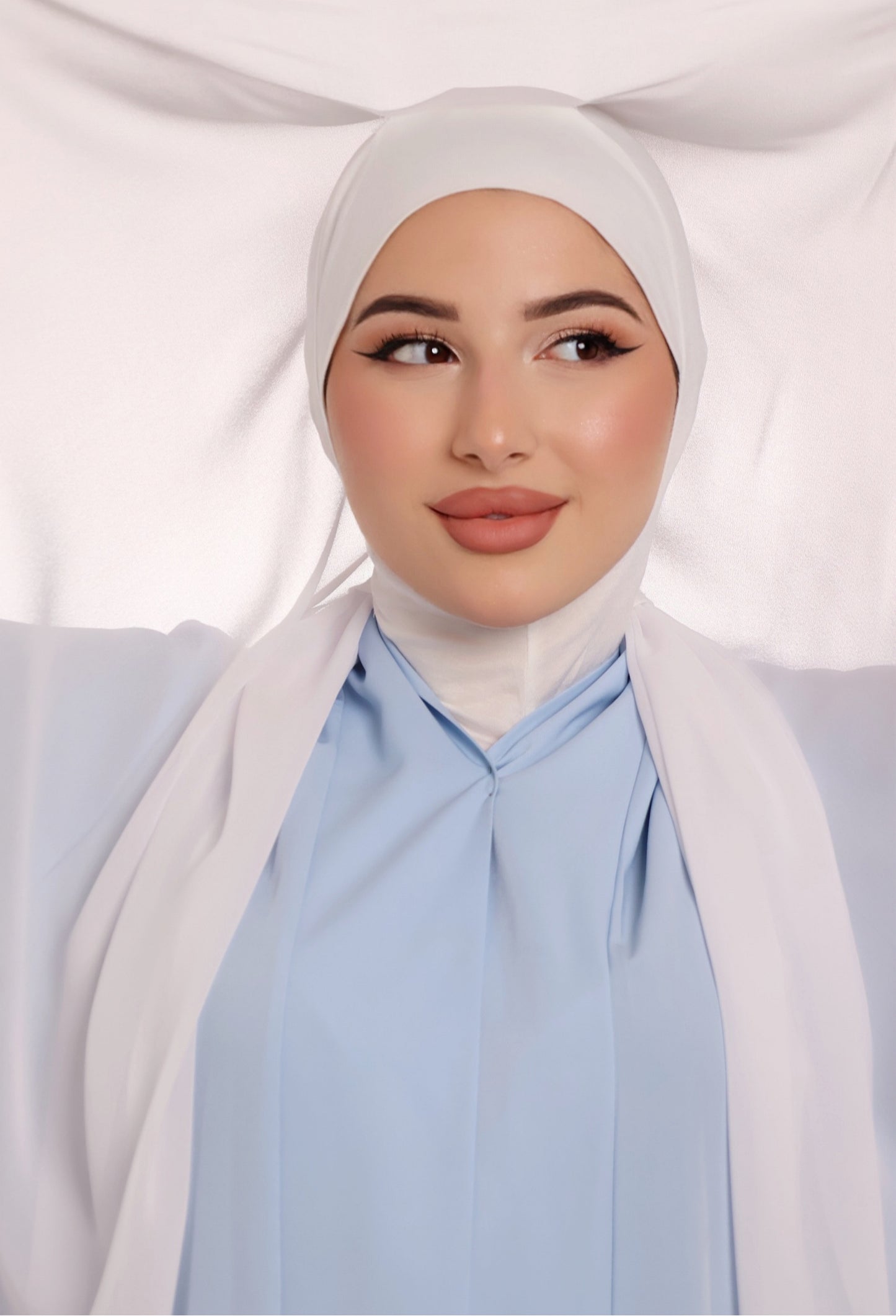 Hijab Premium Express Intégral - Blanc