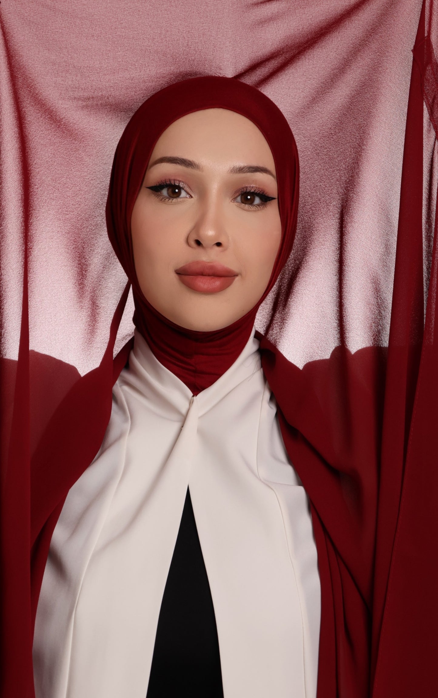 Hijab Premium Express Intégral - Bordeaux