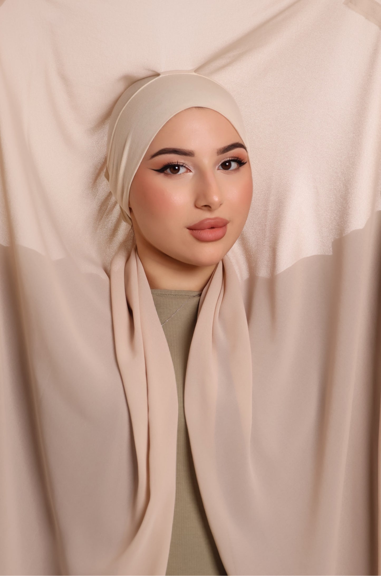 Hijab Express Mousseline ― Crème
