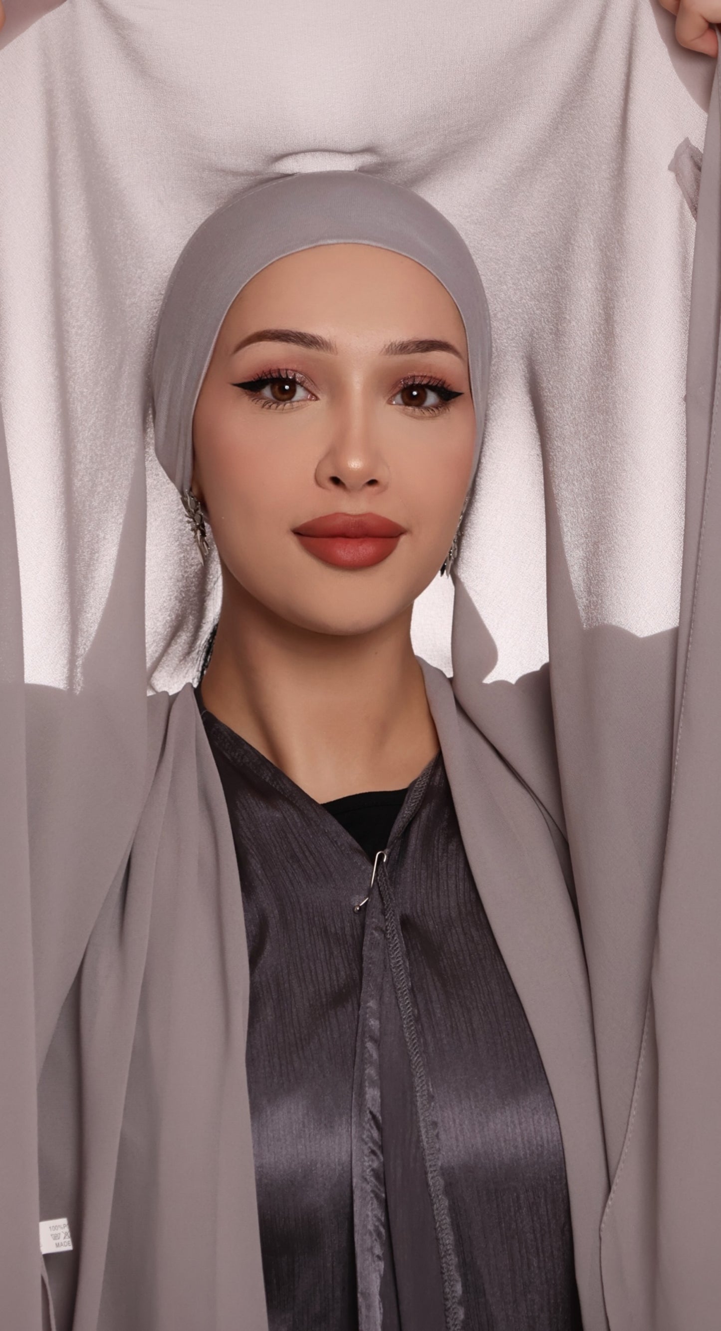 Hijab Express Mousseline ― Gris Clair