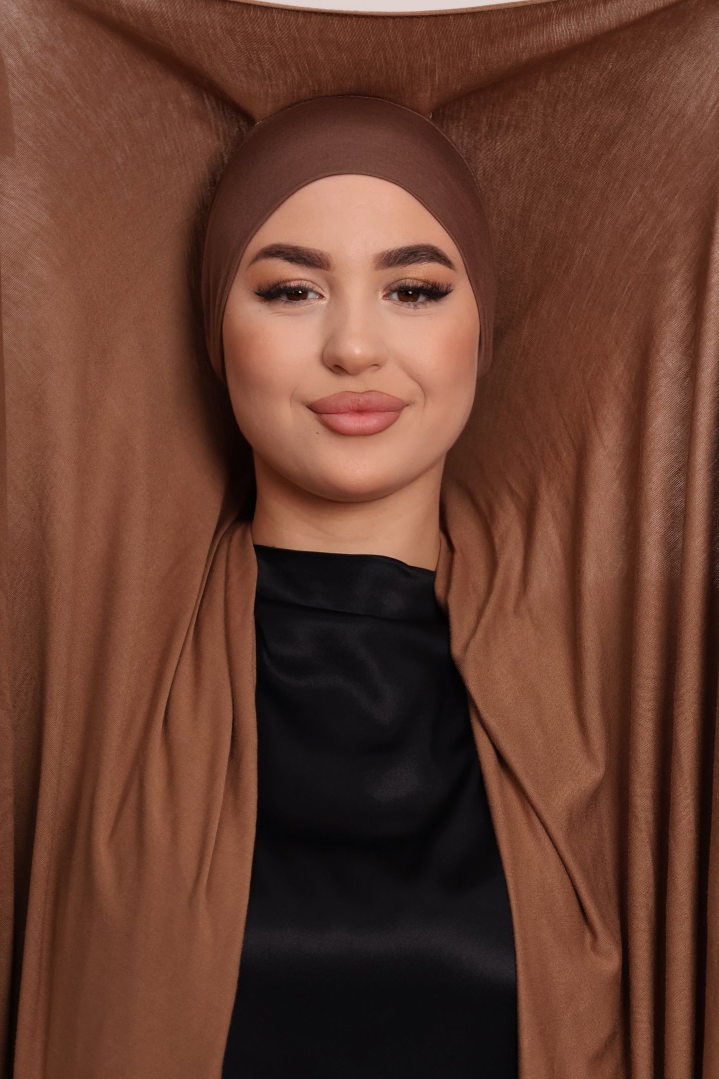 Hijab Express en Jersey Coton Modal – Qualité Premium XL – Mocha