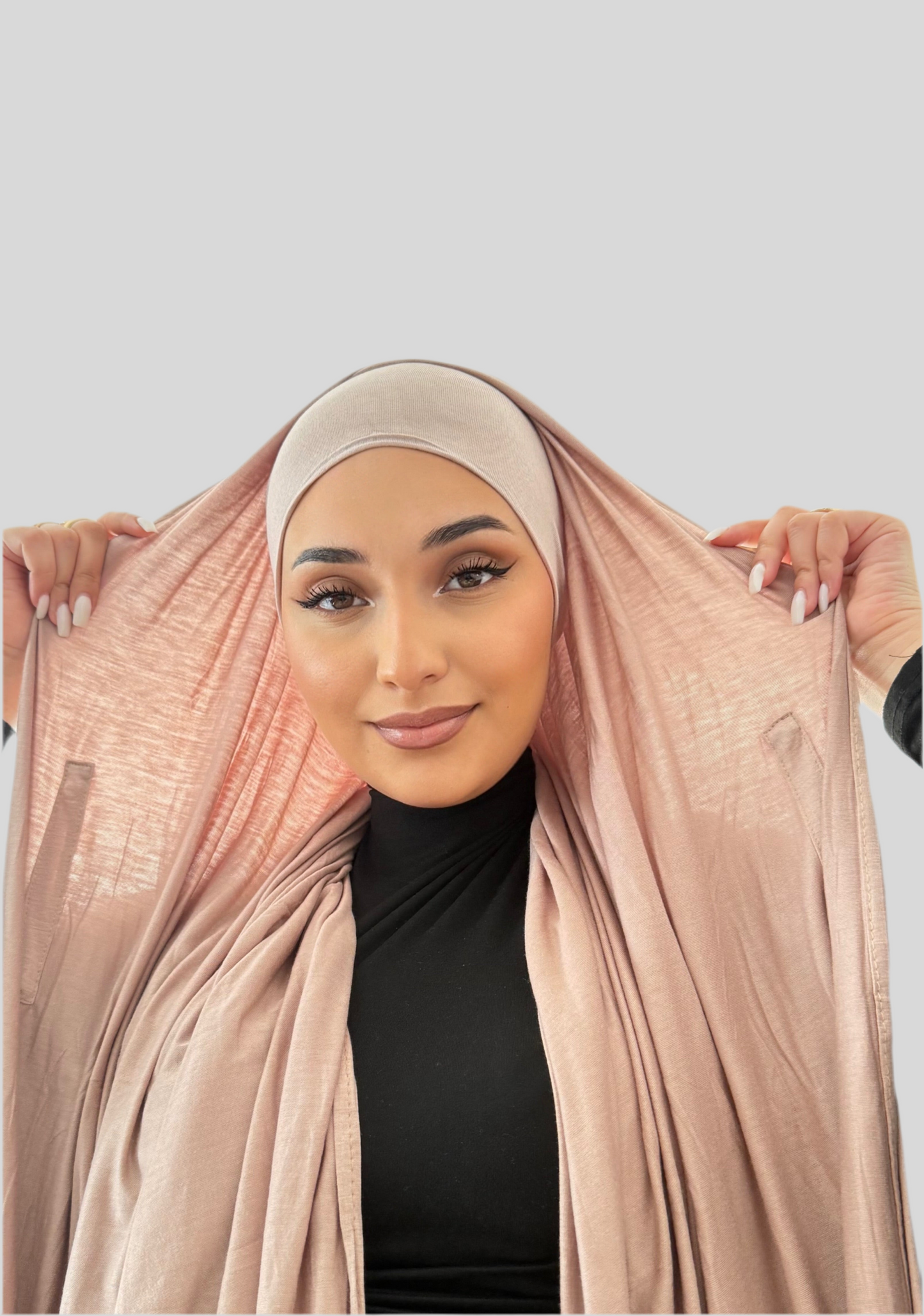 Hijab Express en Jersey Coton Modal – Qualité Premium XL – Sable