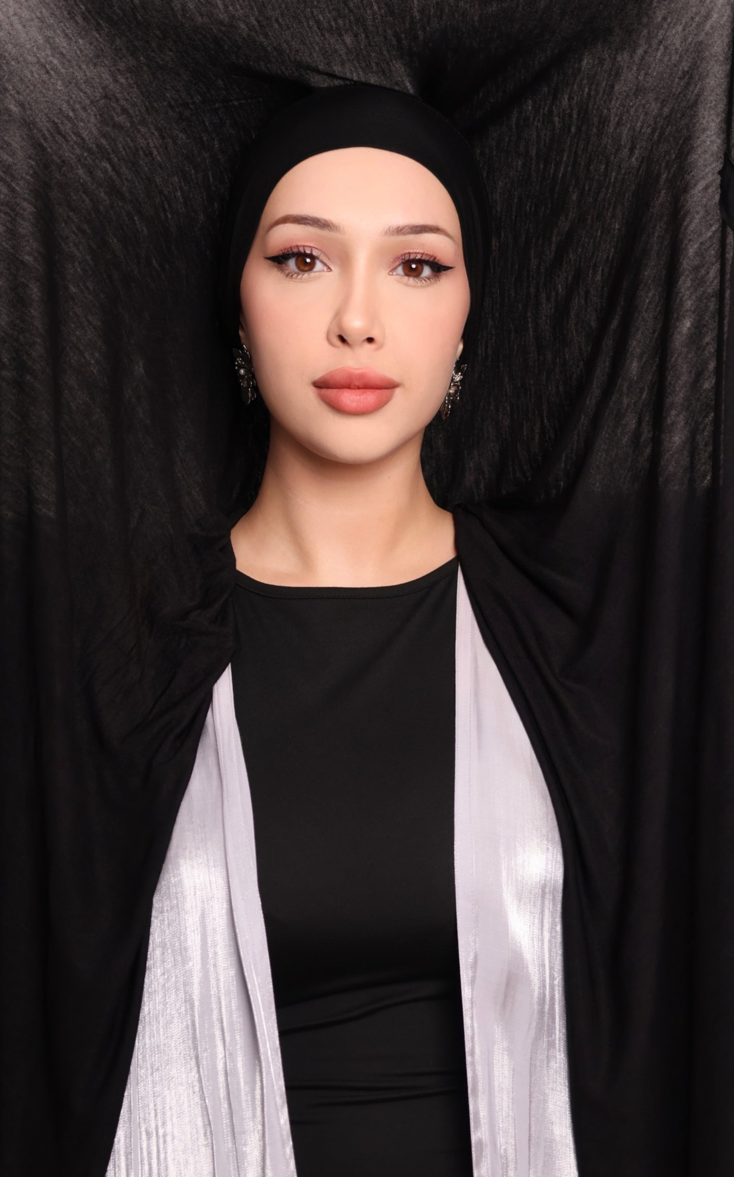 Hijab Express en Jersey Coton Modal – Qualité Premium XL – Noir