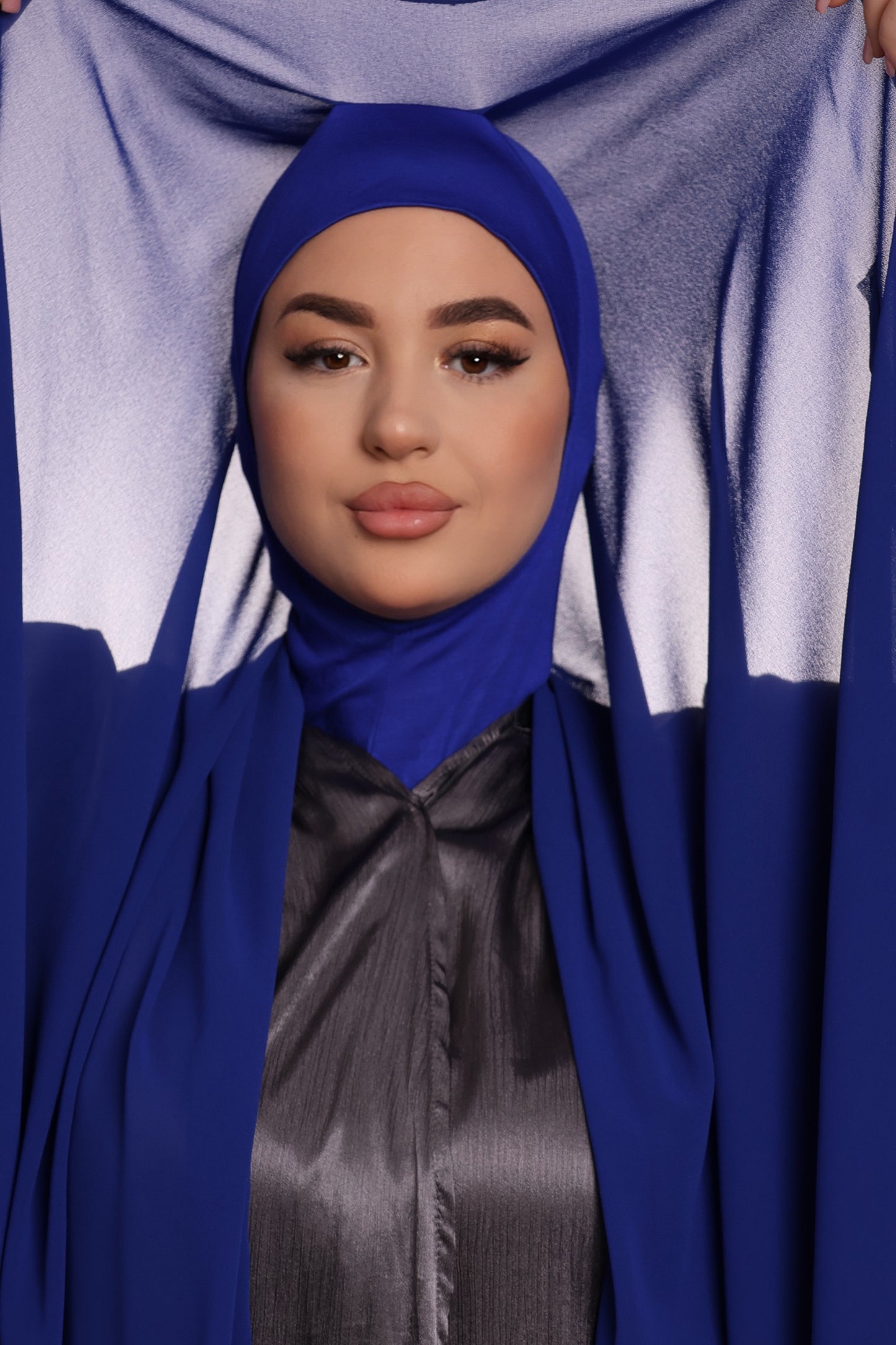 Hijab Premium Express Intégral - Bleu