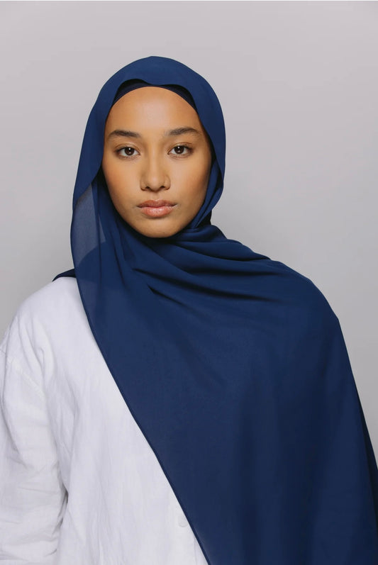 Hijab Premium Express ― Bleu Marine