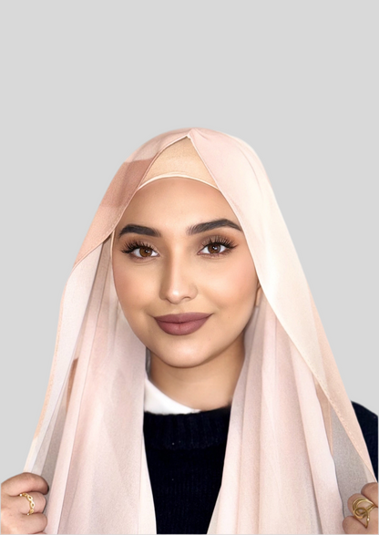 Hijab Express Mousseline Premium à motifs - An-Noor