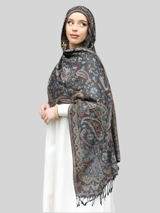 Hijab Premium Express Pashmina ― Noir