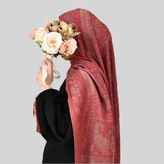 Hijab Premium Express Pashmina ― Rouge