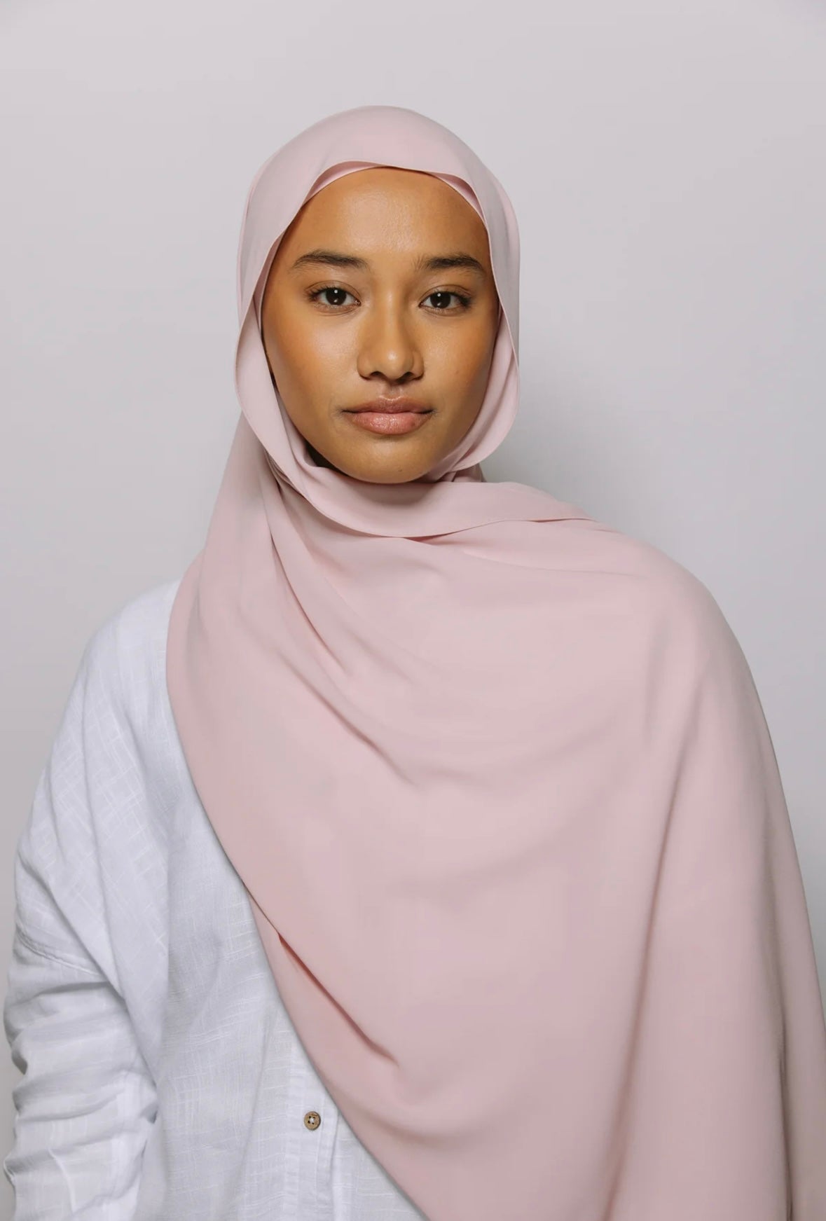 Hijab Premium Express ― Rose Pâle