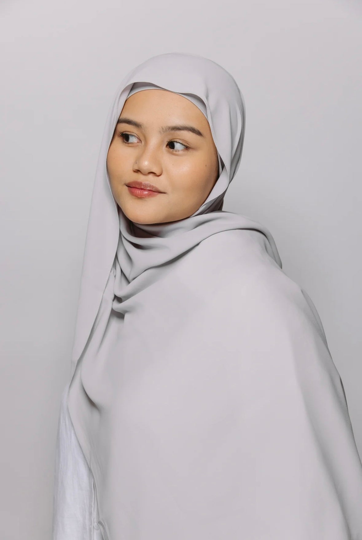 Hijab Premium Express ― Gris Clair