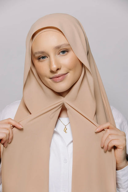 Hijab Premium Express ― Crème