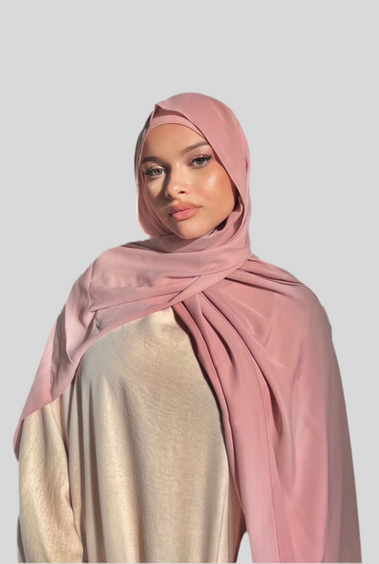 Hijab Express Anti glisse Soie de Médine – Set complet Élégance Premium XL – Concept inédit - Divers couleurs