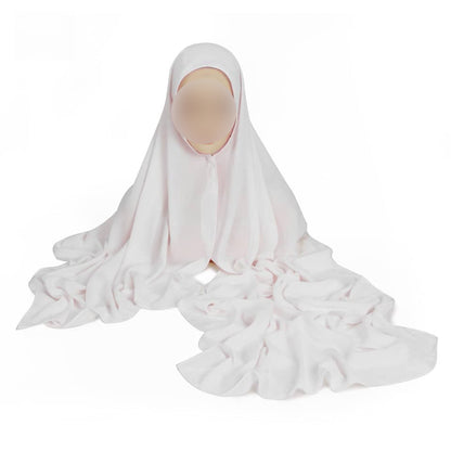 Hijab Express Anti glisse Soie de Médine – Set complet Élégance Premium XL – Concept inédit - Divers couleurs