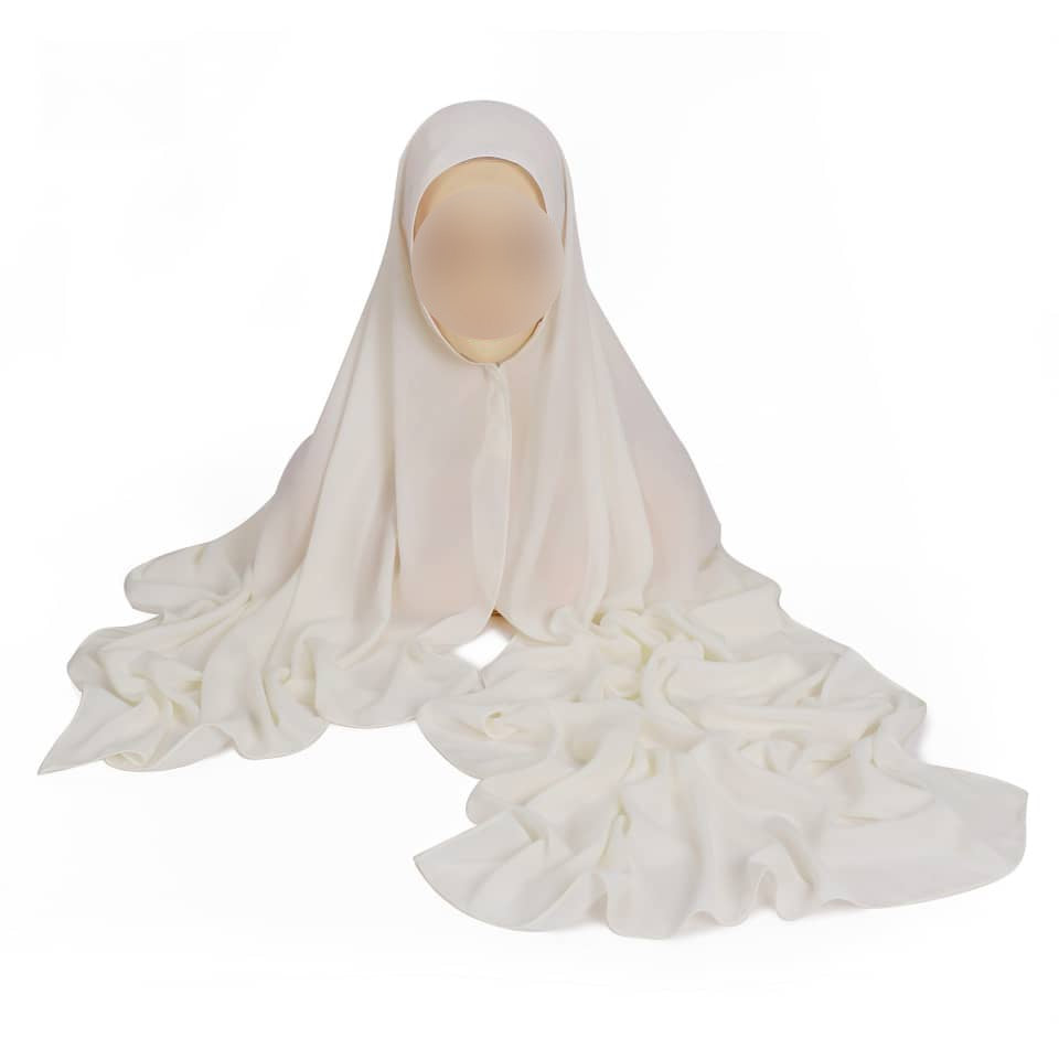Hijab Express Anti glisse Soie de Médine – Set complet Élégance Premium XL – Concept inédit - Divers couleurs