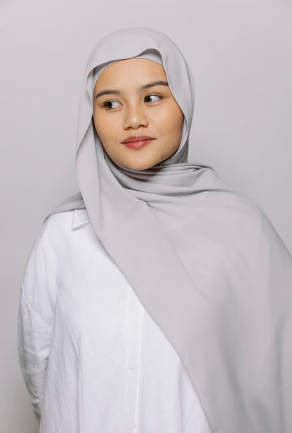 Hijab Premium Express ― Gris Clair