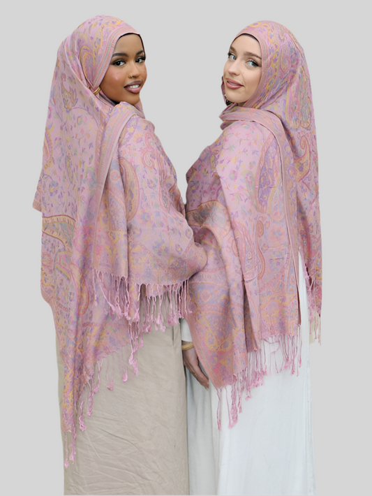 Hijab Premium Express Pashmina ― Rose