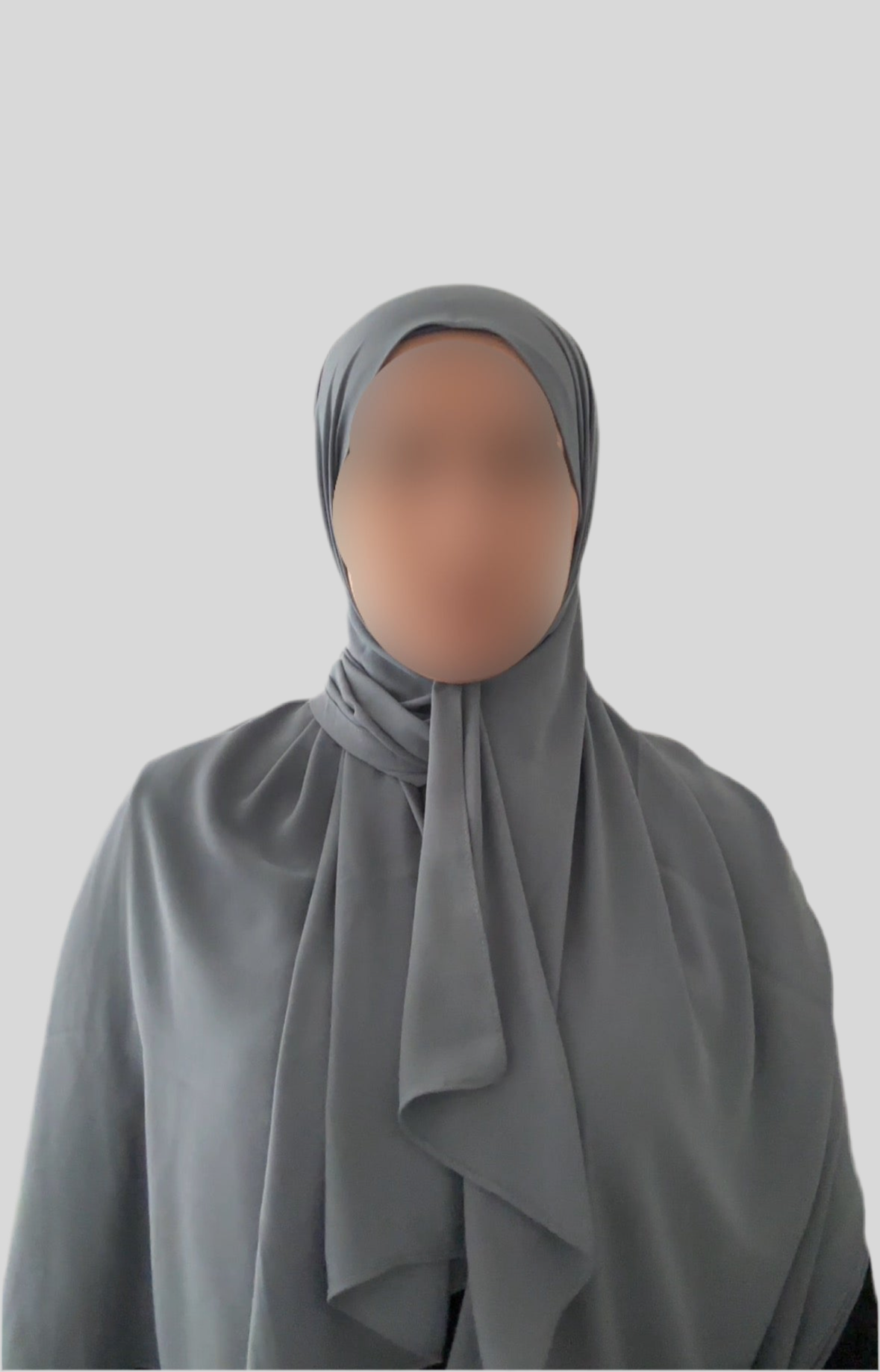 Hijab Express Anti glisse Soie de Médine (Asymétrique) – Set complet Élégance Premium XL – Concept inédit - Divers Couleurs