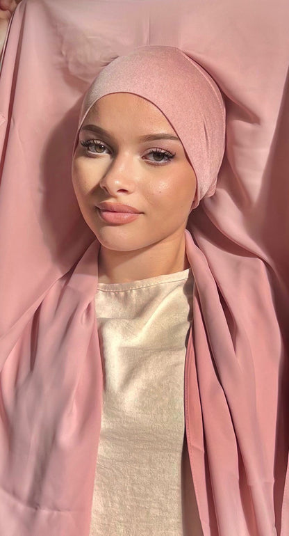 Hijab Express Anti glisse Soie de Médine – Set complet Élégance Premium XL – Concept inédit - Divers couleurs