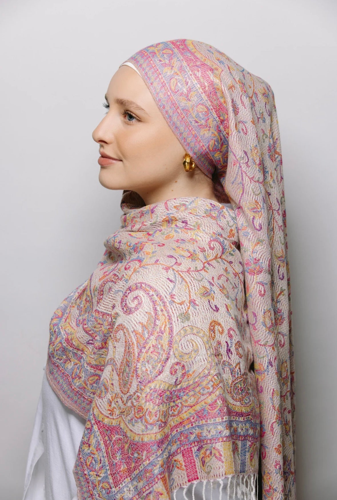 Hijab Premium Express Pashmina ― Rose