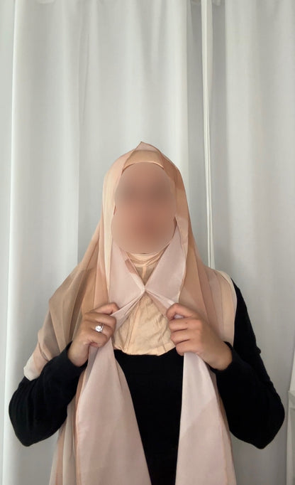 Hijab Express Mousseline Premium à motifs - An-Noor
