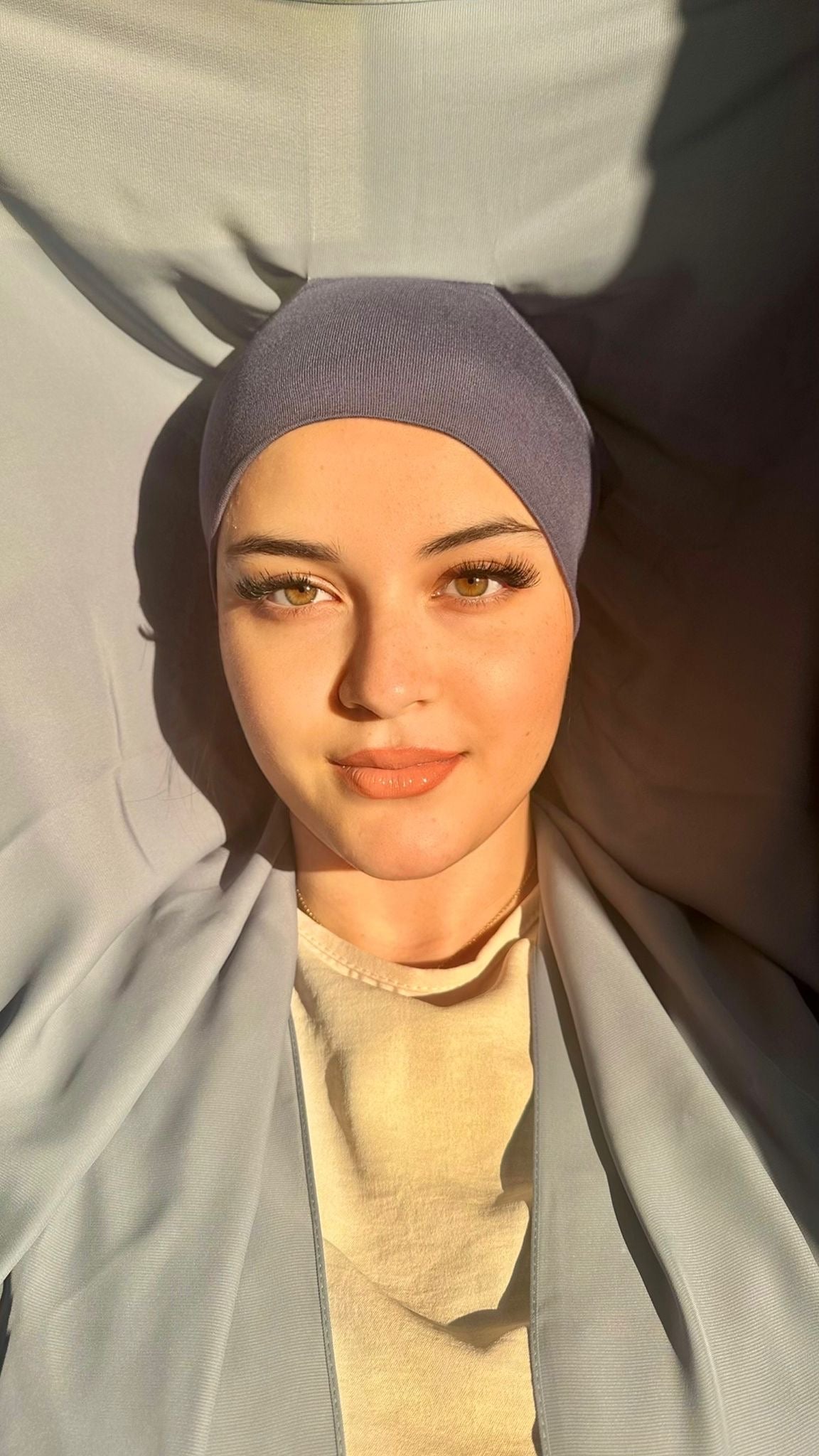 Hijab Express Anti glisse Soie de Médine – Set complet Élégance Premium XL – Concept inédit - Divers couleurs