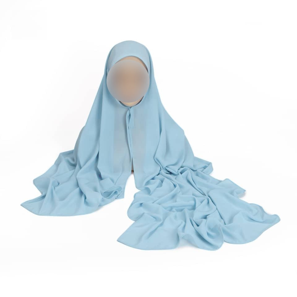 Hijab Express Anti glisse Soie de Médine – Set complet Élégance Premium XL – Concept inédit - Divers couleurs