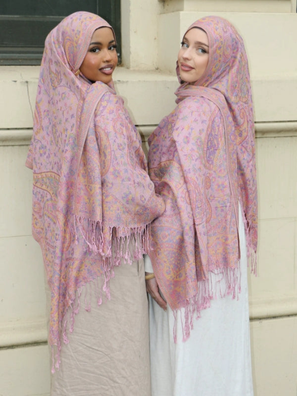 Hijab Premium Express Pashmina ― Rose