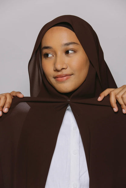 Hijab Premium Express ― Marron