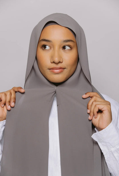 Hijab Premium Express ― Gris